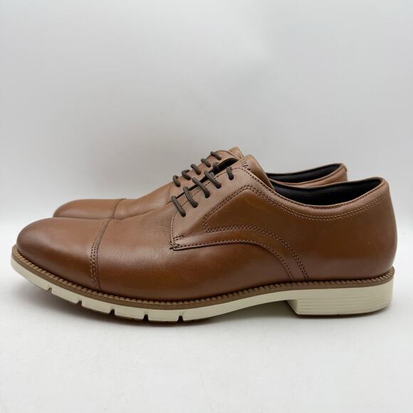 Cole Haan Mens Grand 360 Cap Toe Derby Shoes US 12 M Brown  display picture 2